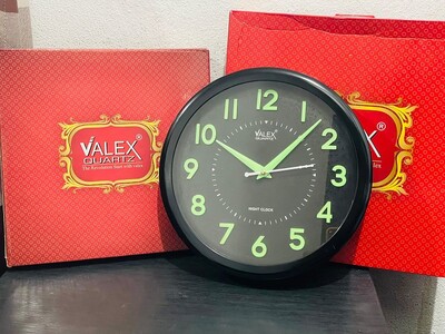Valex Quartz Night Glow Wall Clock - VQ-73
